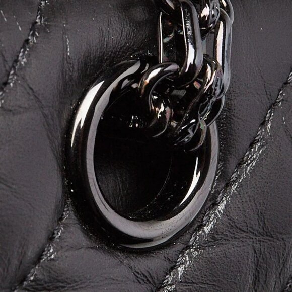 Chanel Black 2.55 Reissue Chevron Quilted Calfskin Leather So Black - Picture 6 of 12